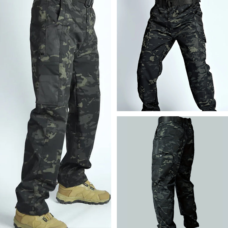 Men's Tactical Cargo Pants with Multiple Pockets